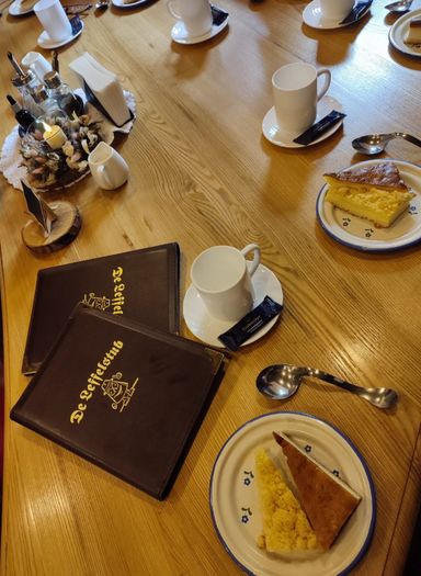 Kaffeetrinken in der "Leffelstub"